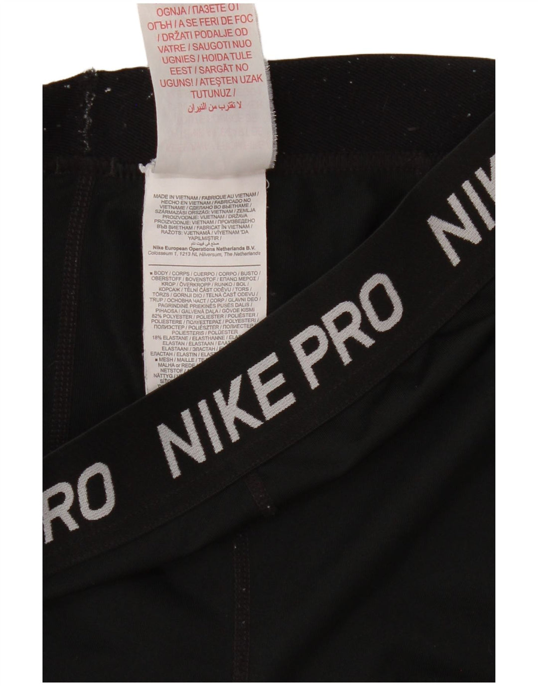 Nike Womens Graphic Leggings UK 8 Pequeno Poliéster Preto