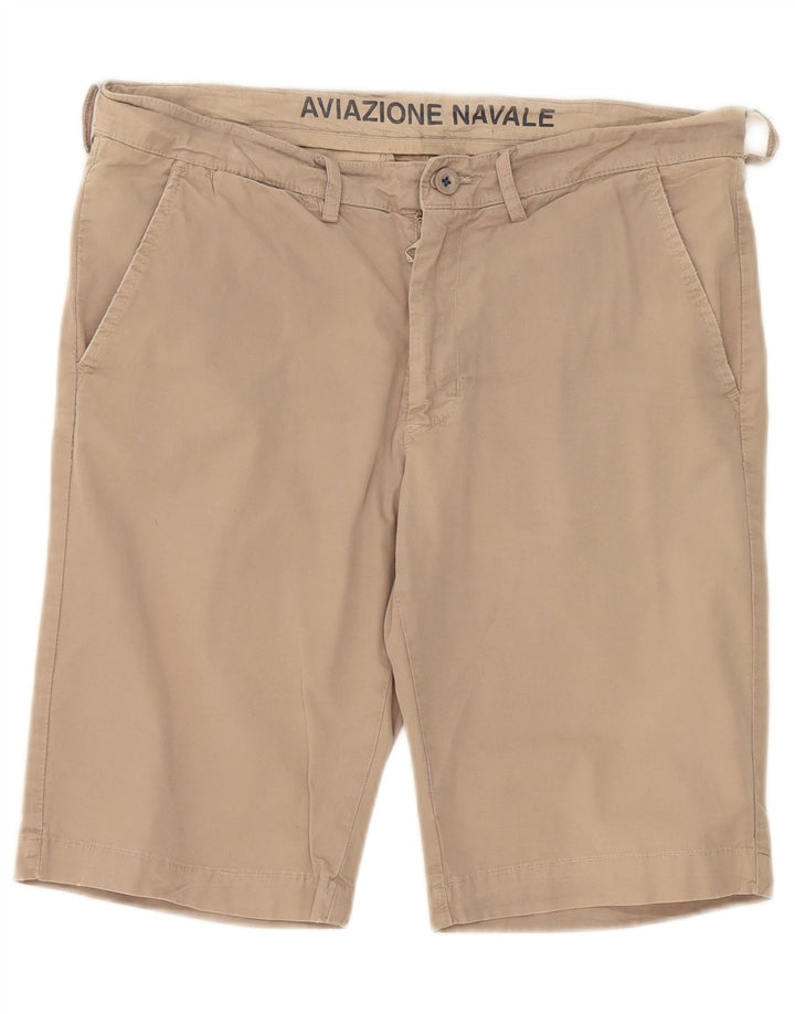 Aviazione Navale Mens Chino Shorts W34 Grande Bege