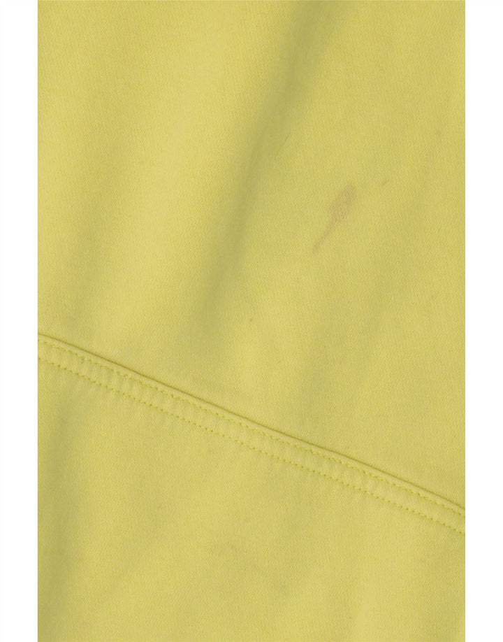 Nike Mens Hoodie Jumper Médio Algodão Amarelo