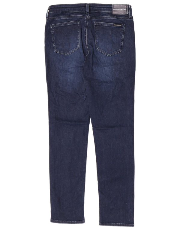 Calvin Klein Jeans Slim Feminino W31 L30 Azul Algodão