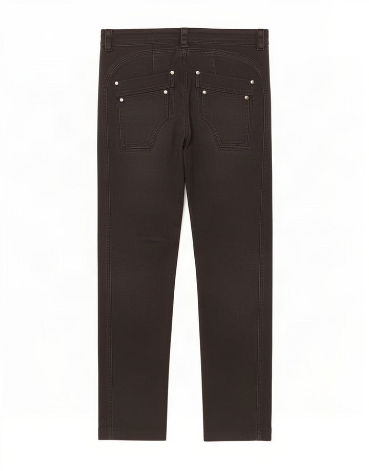 Calça casual reta masculina Benetton W34 L33 cinza