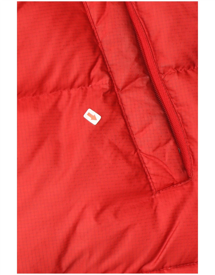 Jaqueta masculina Dickies acolchoada com capuz UK 38 Medium Red Colourblock Nylon