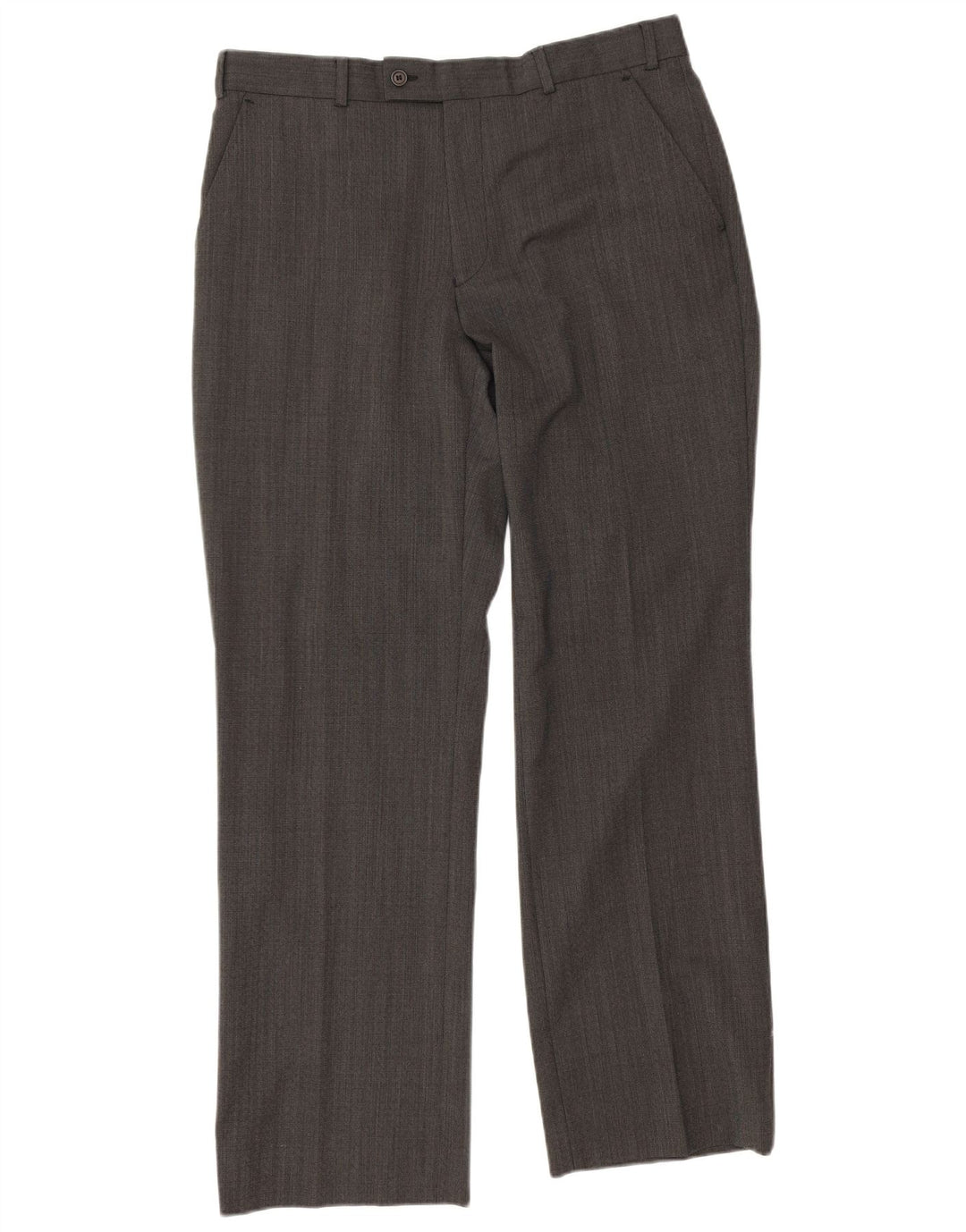 Calça masculina reta Ted Baker W34 L31 cinza