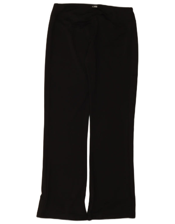 Calça de treino feminina Puma UK 16 grande poliéster preto
