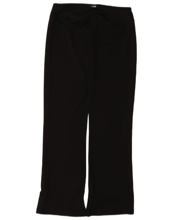 Calça de treino feminina Puma UK 16 grande poliéster preto