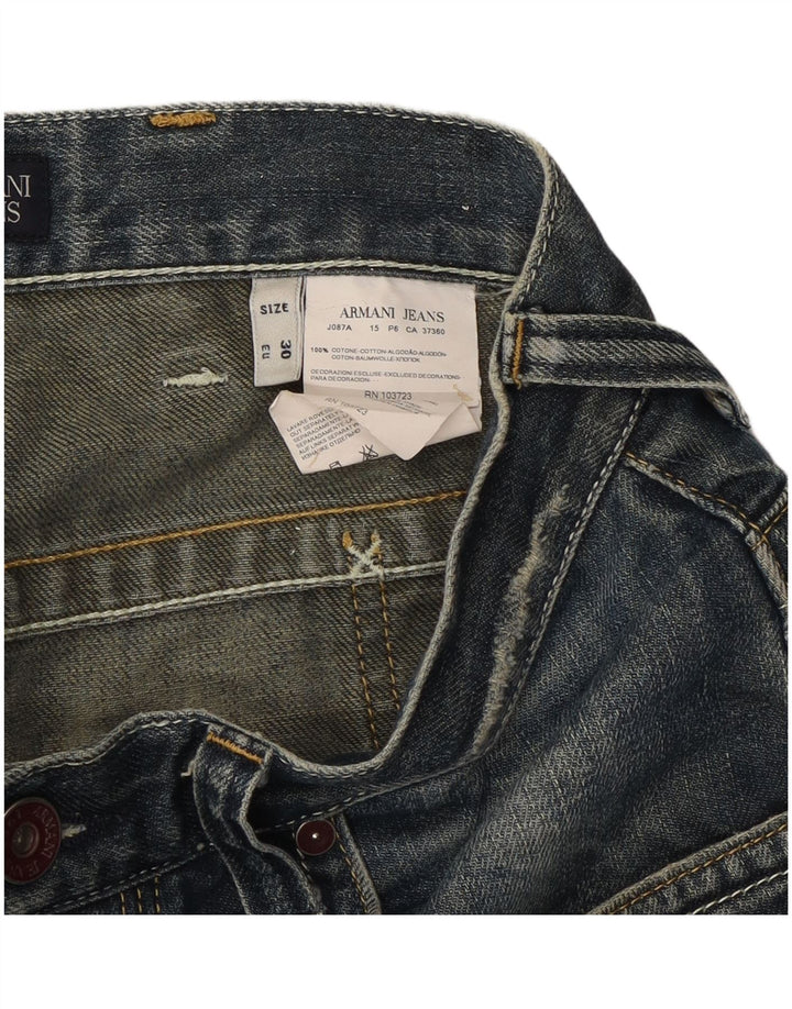 Armani feminino bootcut jeans W30 L32 algodão azul