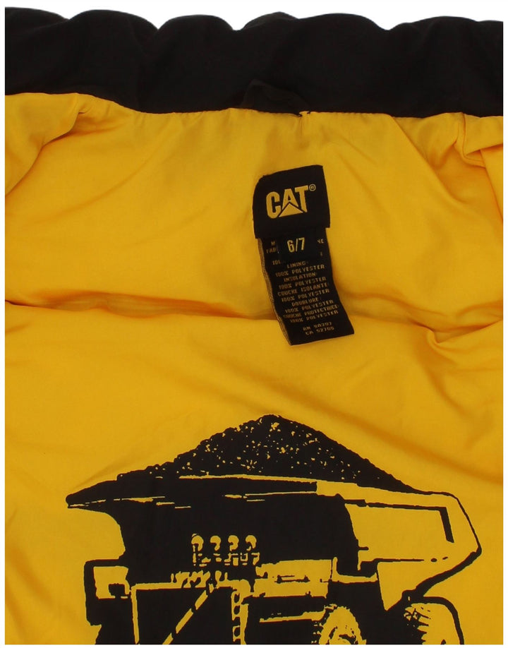 Colete acolchoado CAT Boys 6-7 anos poliéster preto