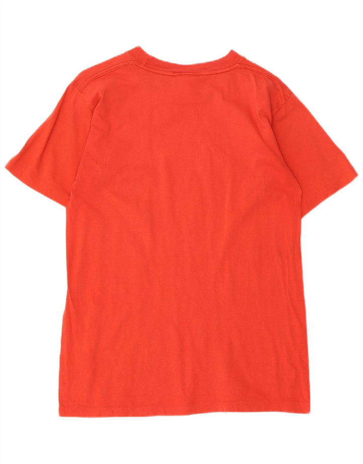 Camiseta Nike masculina gráfica top pequeno algodão vermelho