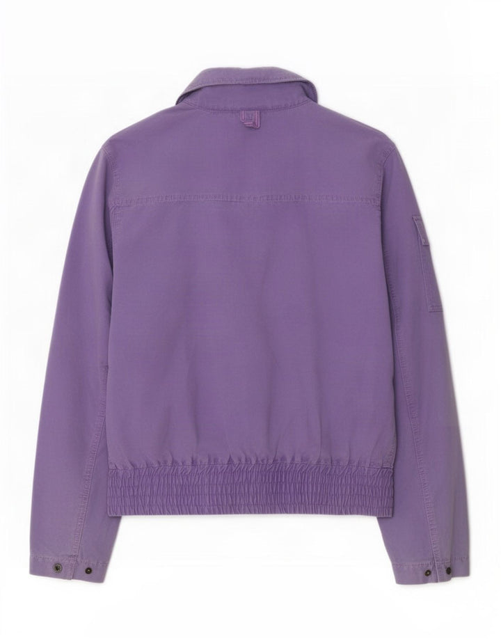 Jaqueta bomber feminina Murphy & Nye Sailmakers Reino Unido 10 pequena roxa
