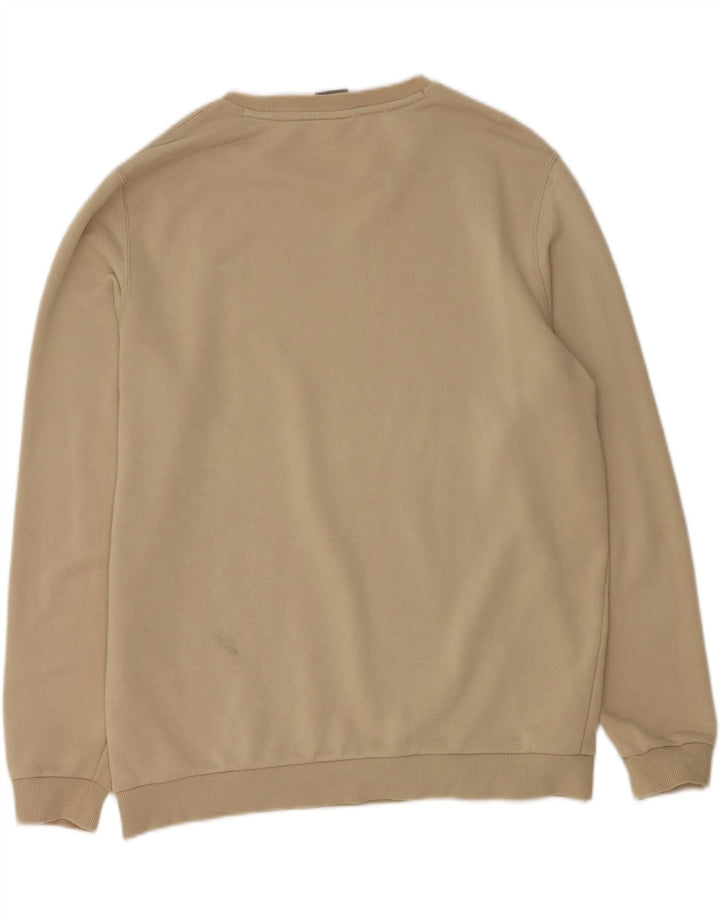 PUMA Mens Sweatshirt Jumper Large Beige Cotton Vintage Puma and Second-Hand Puma from Messina Hembry 