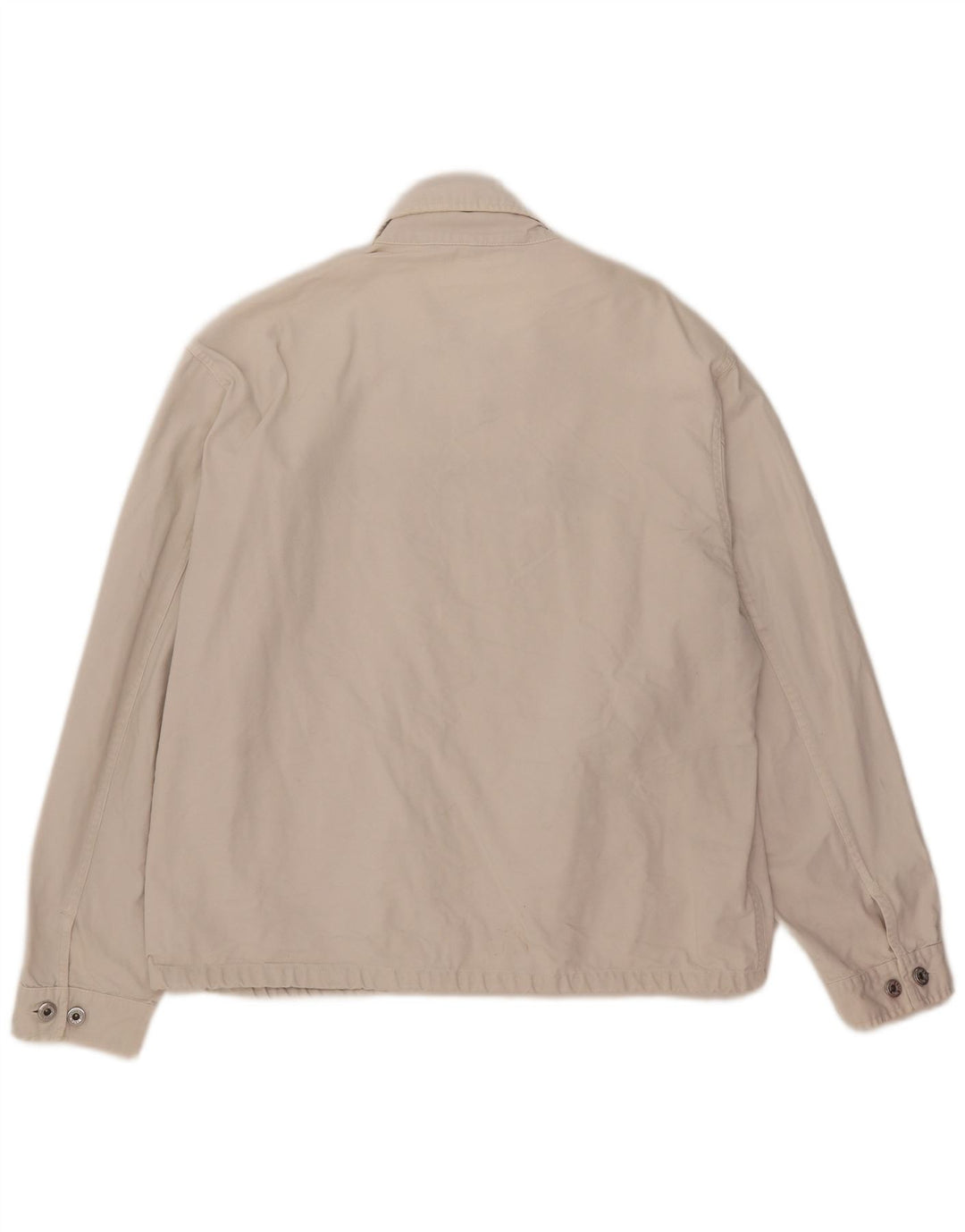 Jaqueta bomber gráfica masculina Murphy & Nye Reino Unido 40 grande algodão bege