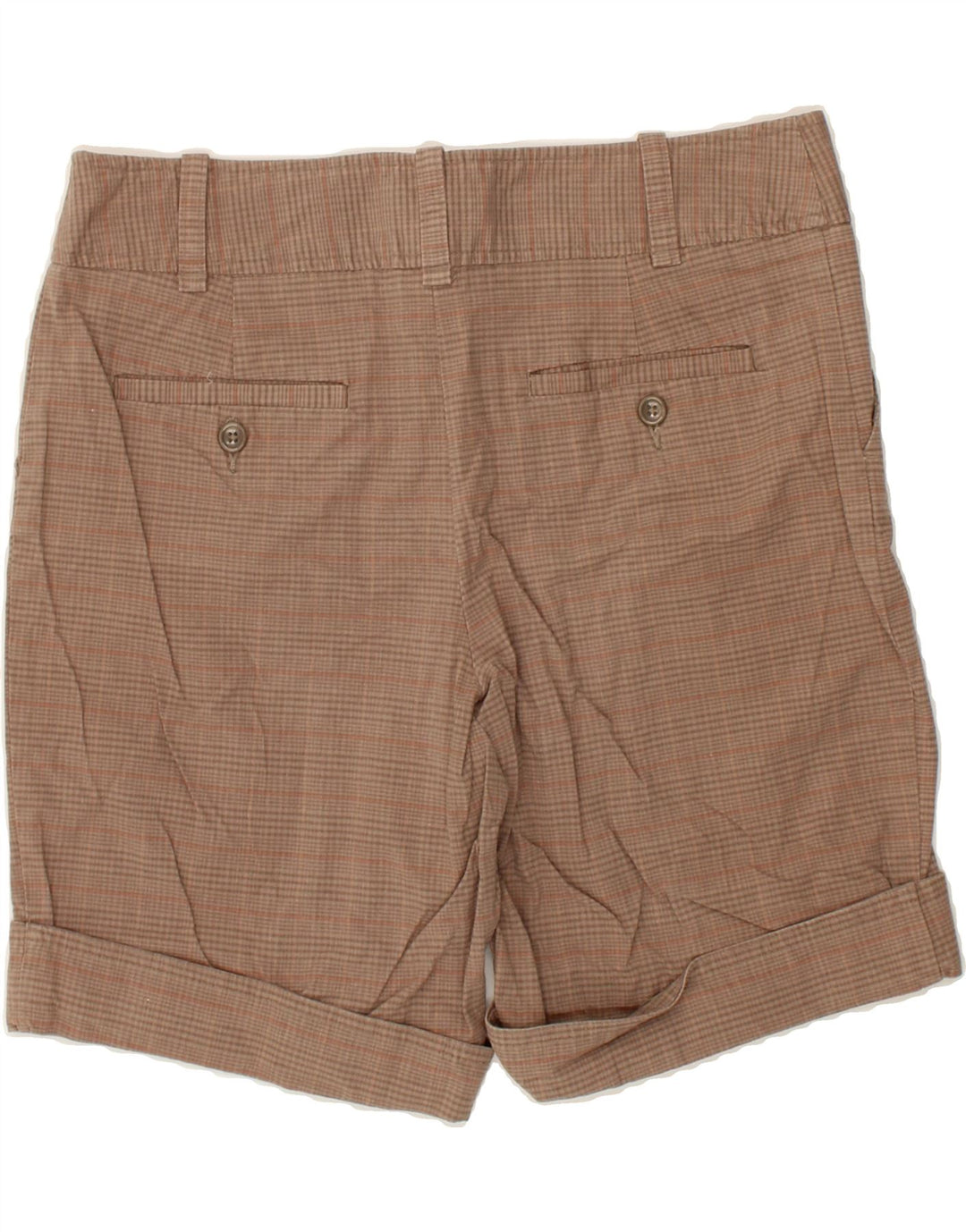 MOSSIMO Womens Chino Shorts US 10 Large W32  Brown Check Cotton Vintage Mossimo and Second-Hand Mossimo from Messina Hembry 