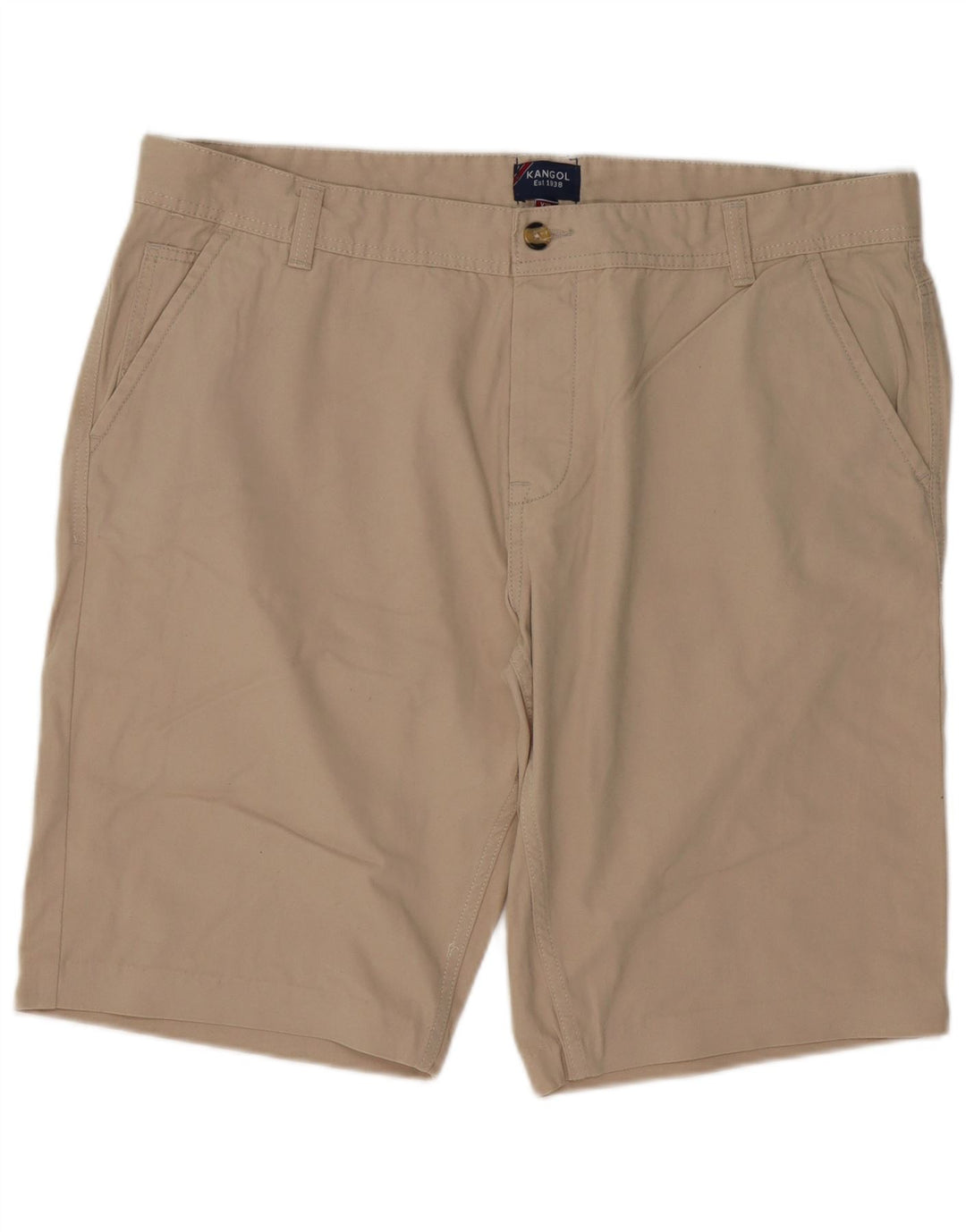 KANGOL Mens Chino Shorts 2XL W42 Algodão Bege