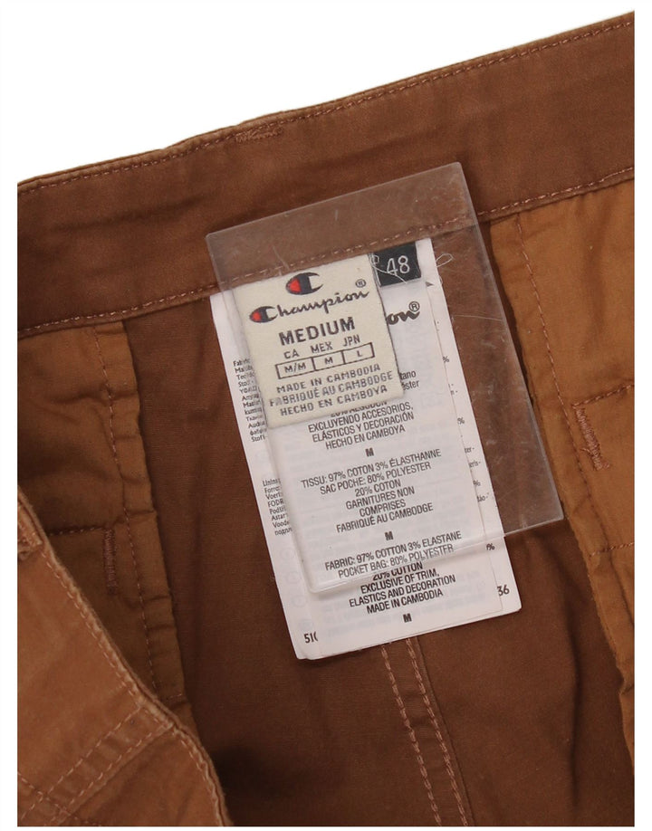 Shorts cargo masculino CHAMPION IT 48 médio W34 algodão marrom