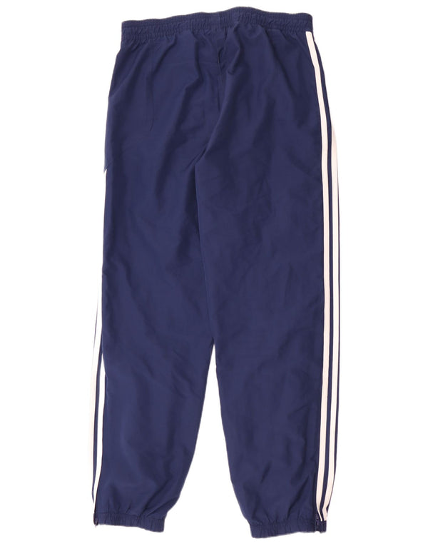 Adidas Mens Treino Calças Joggers UK 38/40 Médio Azul Marinho Esportes