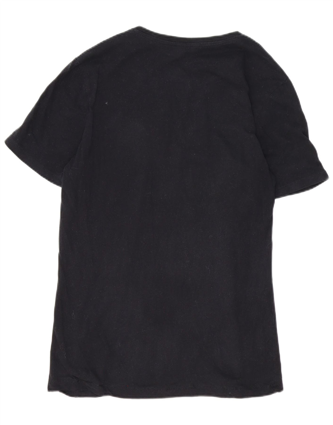 Camiseta gráfica masculina Jack & Jones grande algodão preto