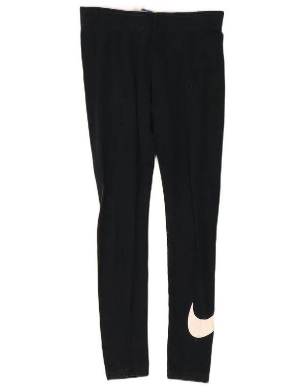 Leggings Nike Graphic Femininas UK 10 Pequenas Pretas