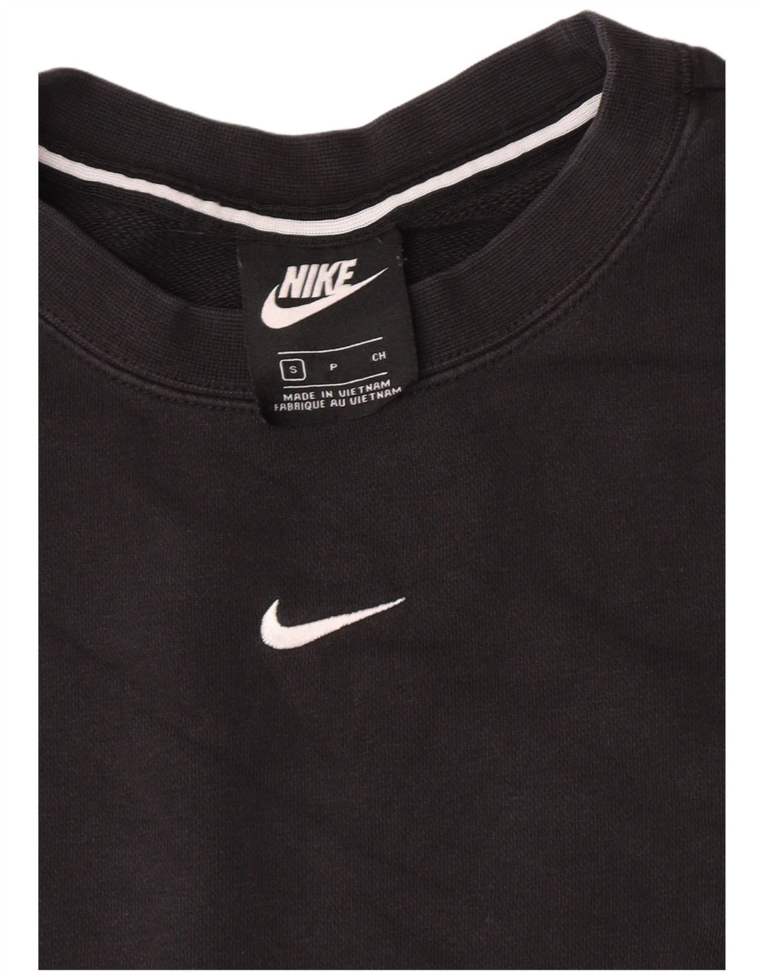 Nike feminino gráfico oversized moletom jumper reino unido 10 pequeno preto