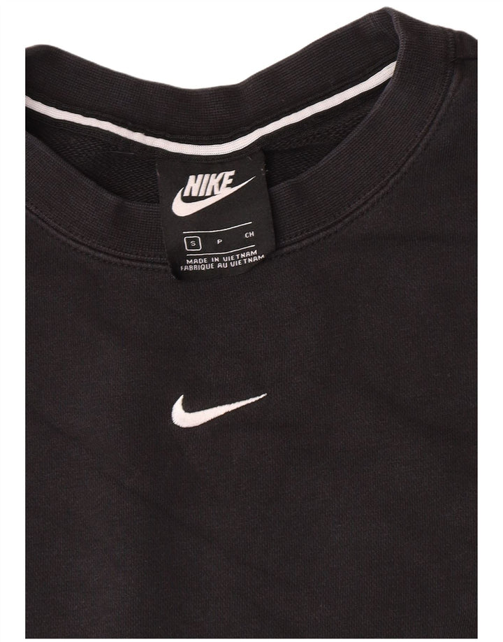 Nike feminino gráfico oversized moletom jumper reino unido 10 pequeno preto