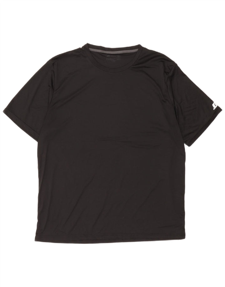 Russell Athletic Mens Camiseta Top 3XL Poliéster Preto