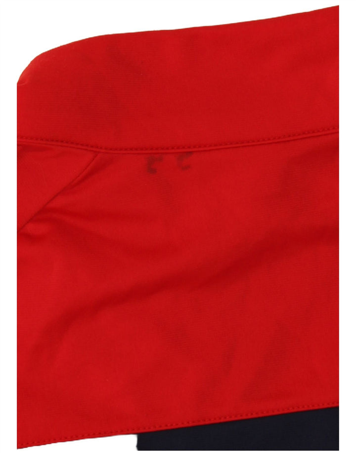 Jaqueta Nike Boys Tracksuit Top 13-14 Anos XL Vermelho Colorblock Poliéster