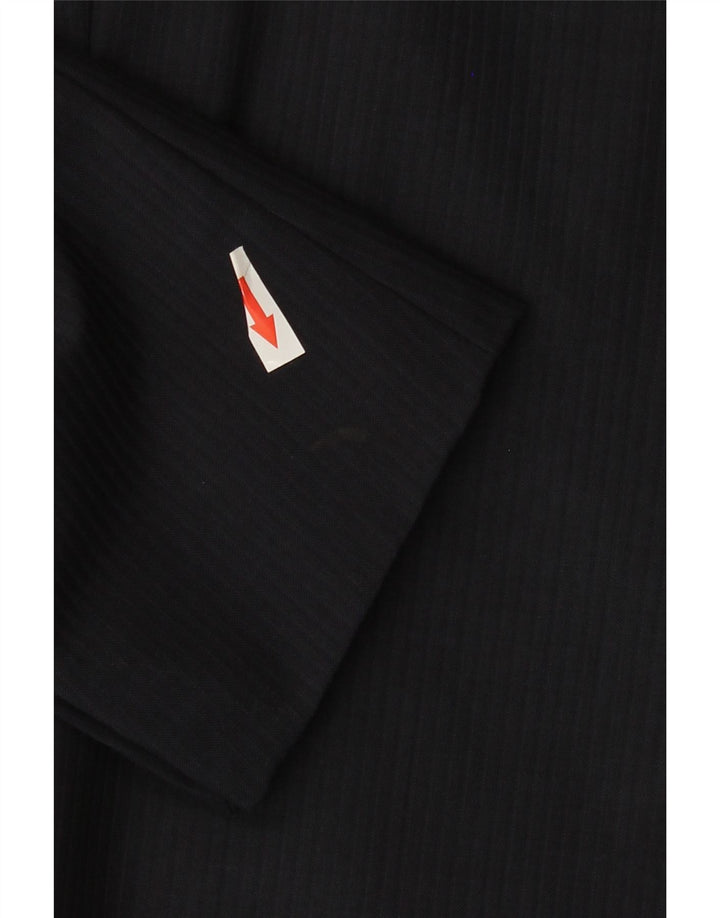 Jaqueta Blazer Masculina Calvin Klein com 2 Botões IT 48 Riscas Azul Marinho Médio