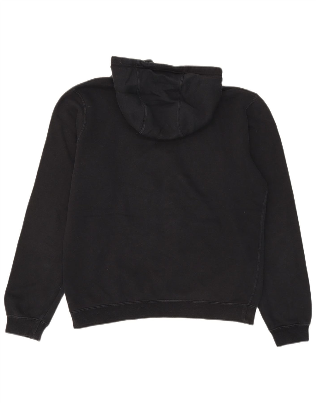 Nike masculino gráfico moletom com capuz médio algodão preto