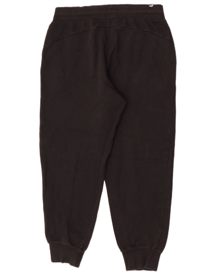 Calça de treino masculina Puma Joggers médio algodão preto