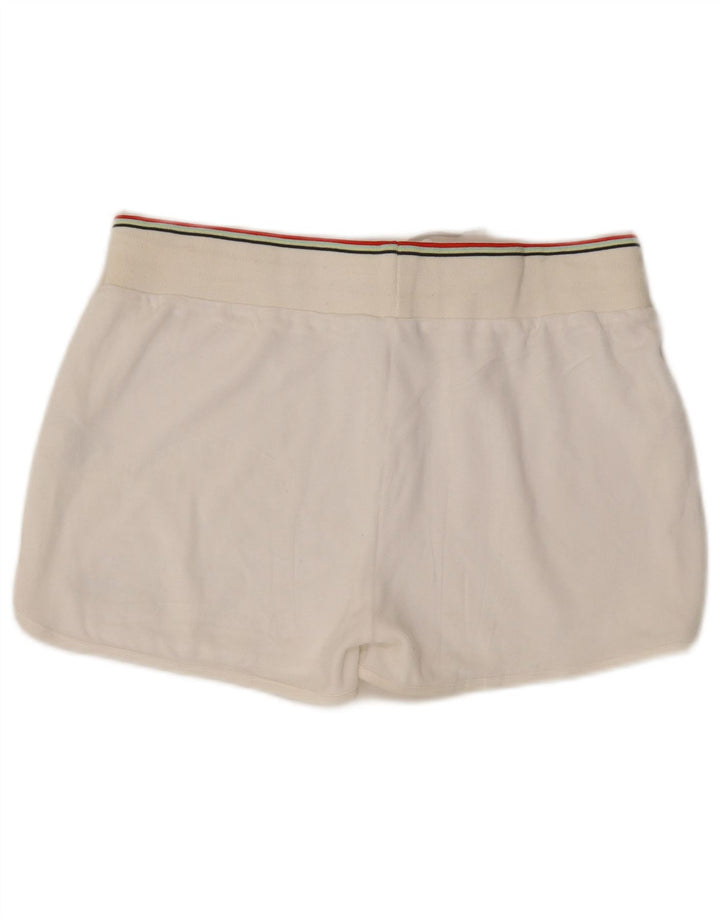 Shorts esportivo feminino Ellesse UK 16 grande algodão branco