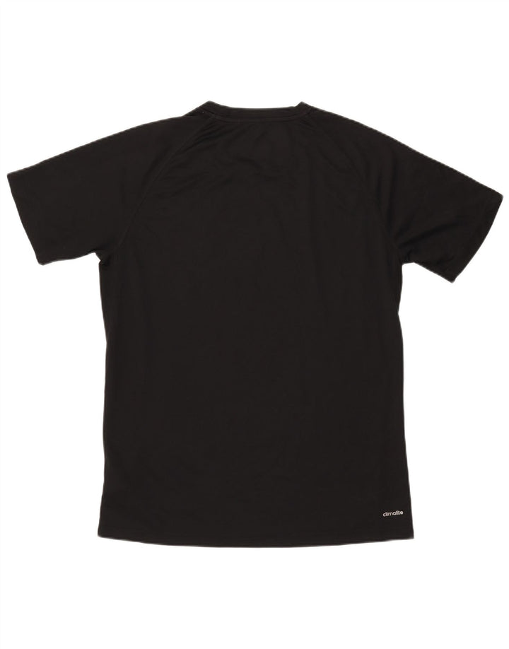 Camiseta Adidas Masculina Climalite Graphic Top Grande Poliéster Preto