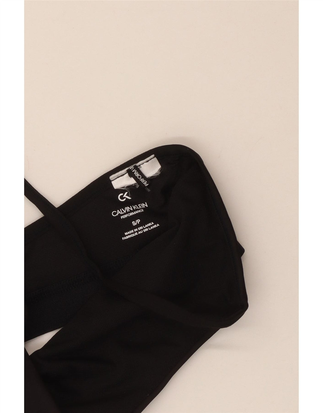 Sutiã esportivo gráfico feminino CALVIN KLEIN Reino Unido 8 pequeno preto