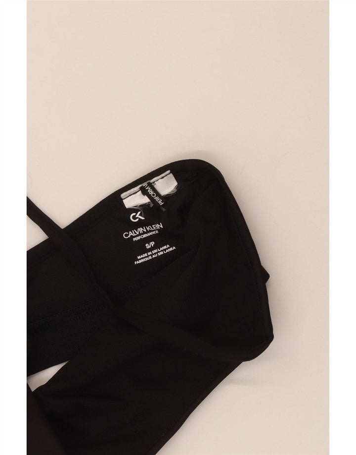 Sutiã esportivo gráfico feminino CALVIN KLEIN Reino Unido 8 pequeno preto