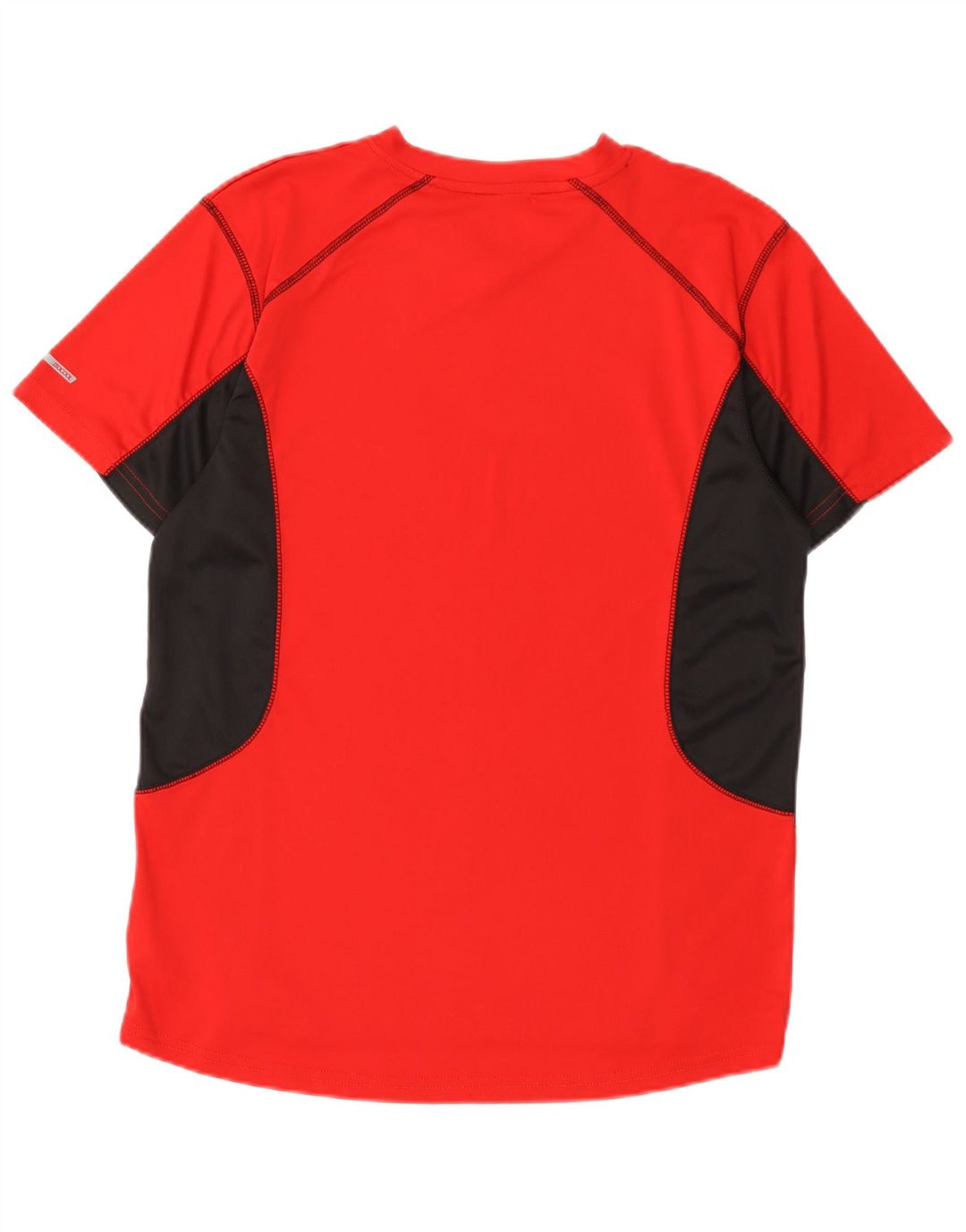 Camiseta masculina IsoCool Mountain Warehouse grande poliéster colorblock vermelho