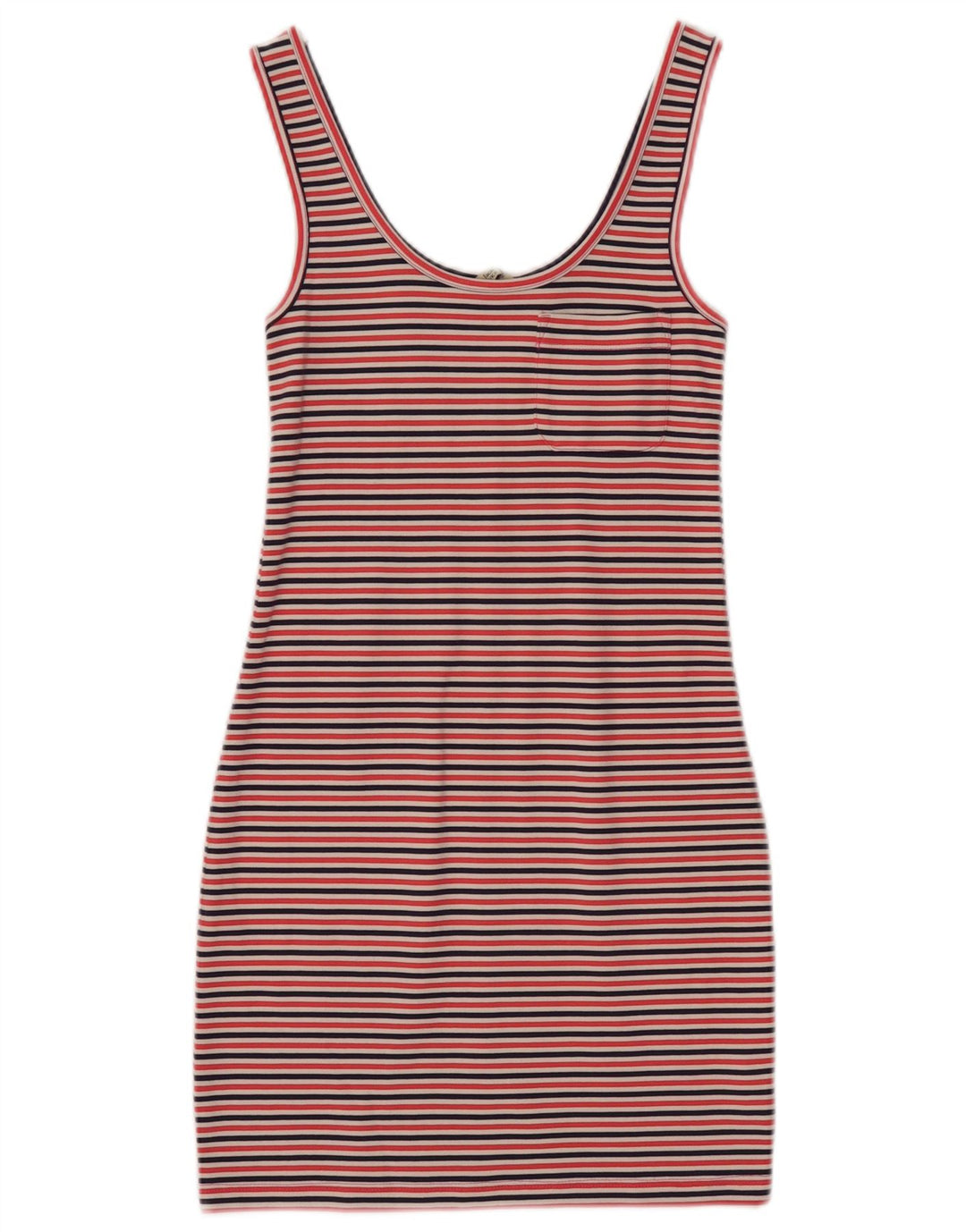 JACK WILLS Vestido feminino sem mangas com bainha UK 8 pequeno multicolorido