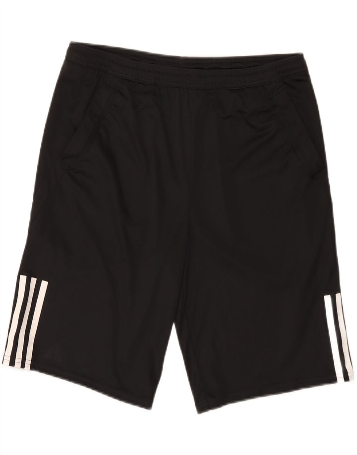 Shorts esportivos Adidas meninos 15-16 anos preto poliéster