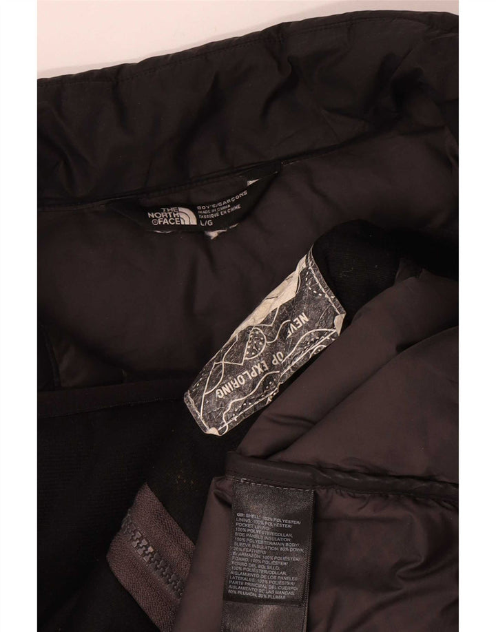 Jaqueta Acolchoada The North Face para Meninos 11-12 Anos Grande Preto Poliéster