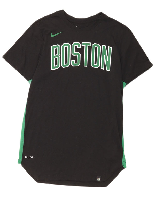 Camiseta Nike Mens Boston Celtics Graphic Top Médio Preto Poliéster