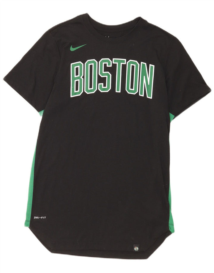 Camiseta Nike Mens Boston Celtics Graphic Top Médio Preto Poliéster