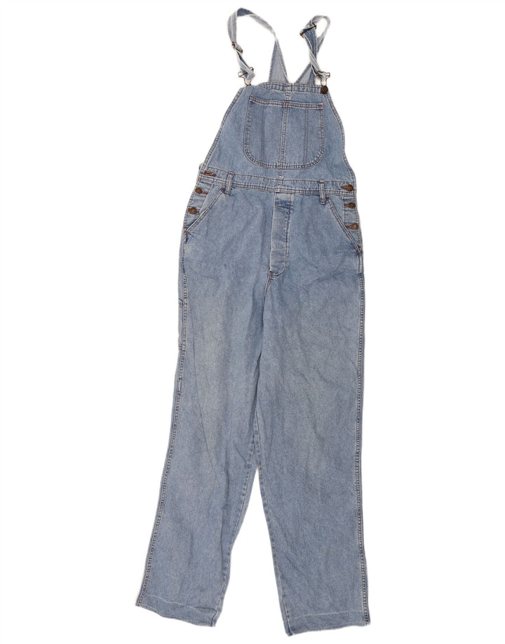 Calça Jeans Zip Feminina Cargo W36 L29 Azul