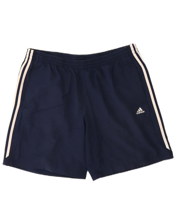 Shorts masculinos ADIDAS Climalite Sport XL azul marinho poliéster