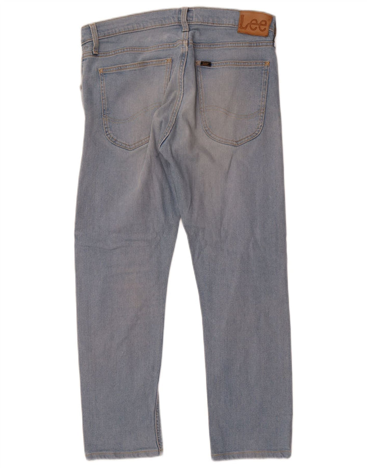 Lee Mens Luke Slim Jeans W32 L27 Azul Algodão