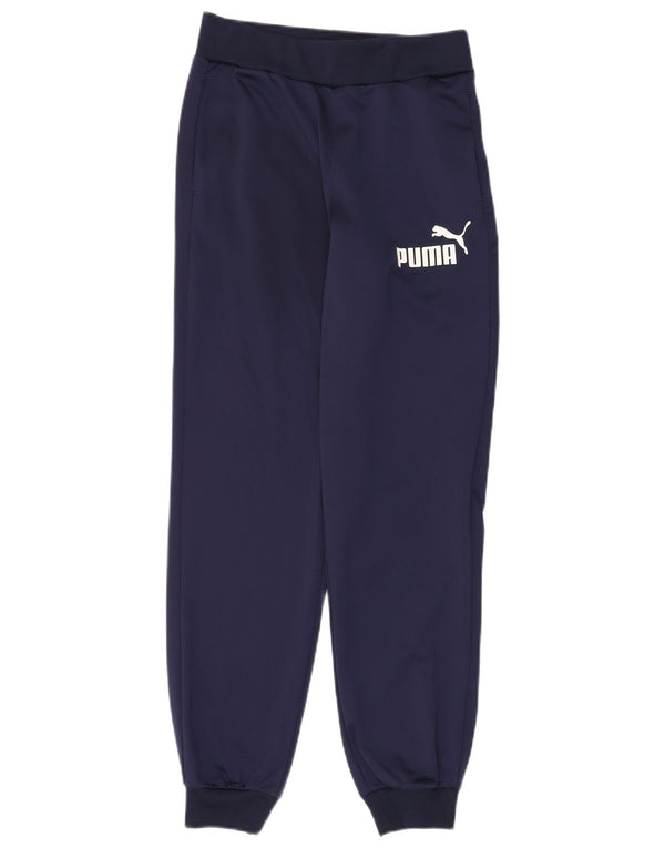 Calças de treino Puma Boys Graphic Joggers 13-14 anos azul marinho