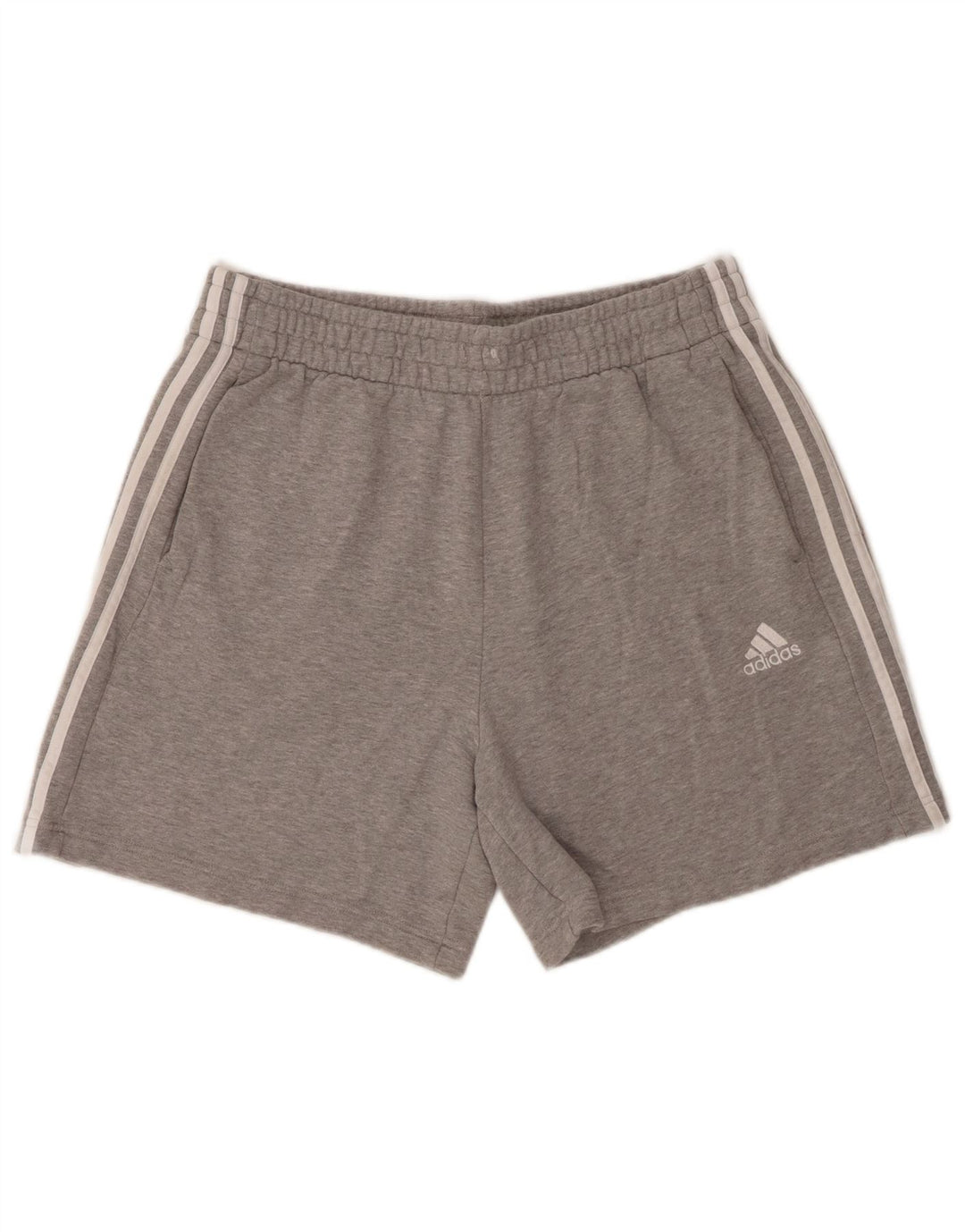 Shorts esportivos masculinos Adidas XL cinza algodão