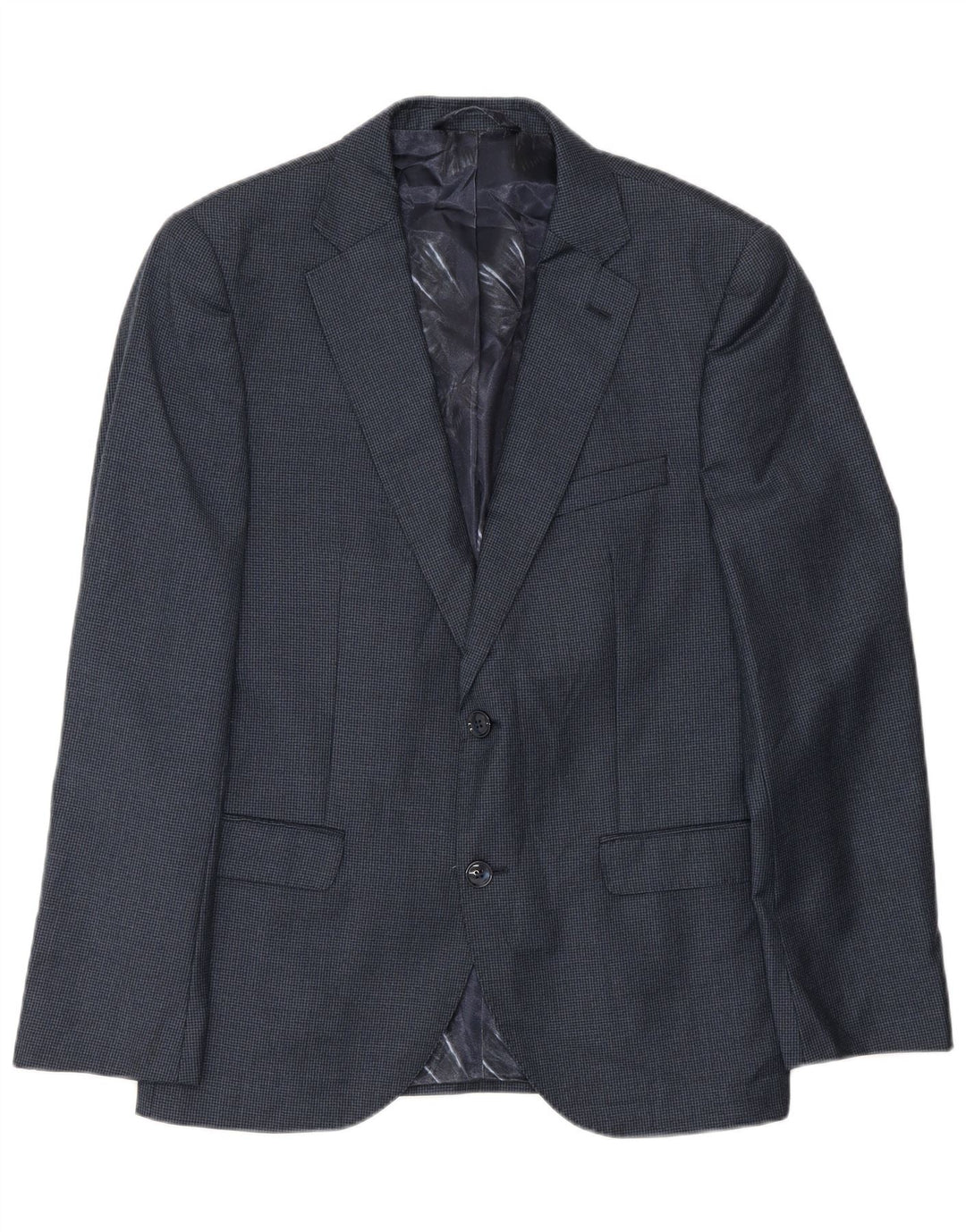 Jaqueta Blazer Masculina de 2 Botões French Connection EU 48 Azul Marinho Médio