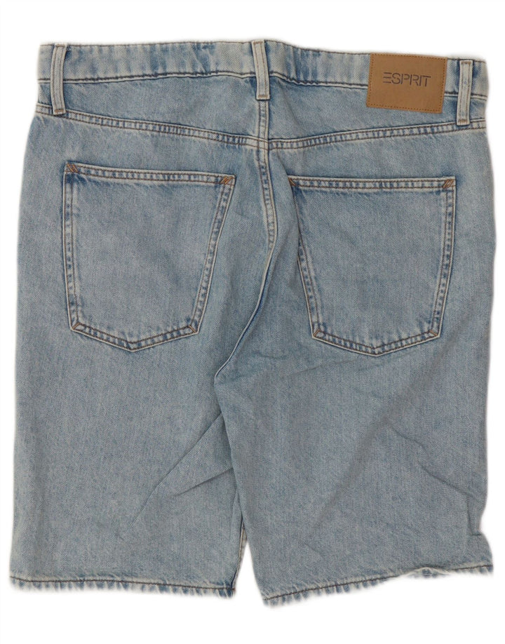 Shorts jeans masculino Esprit W33 algodão azul médio