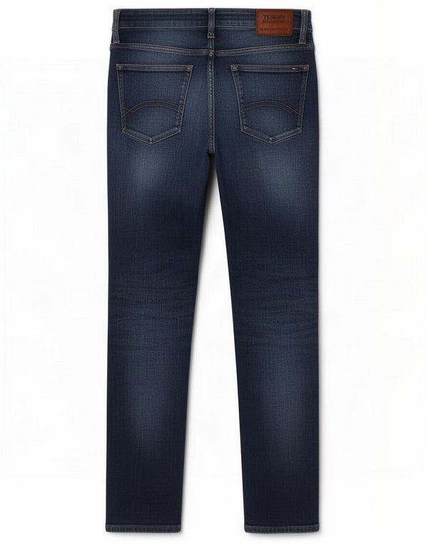 Tommy Hilfiger Masculino Ryan Straight Jeans W32 L30 Azul Algodão