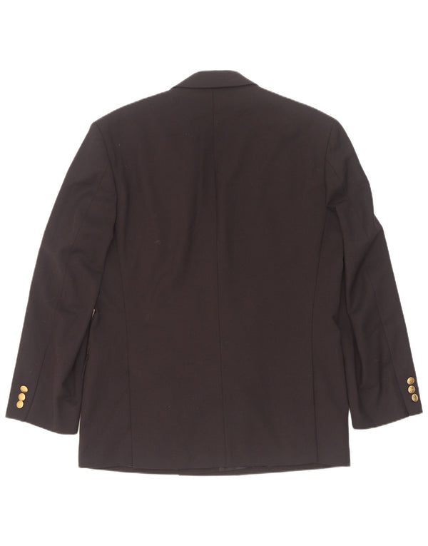 Jaqueta blazer masculina Marks & Spencer com peito duplo Reino Unido 38 azul marinho médio