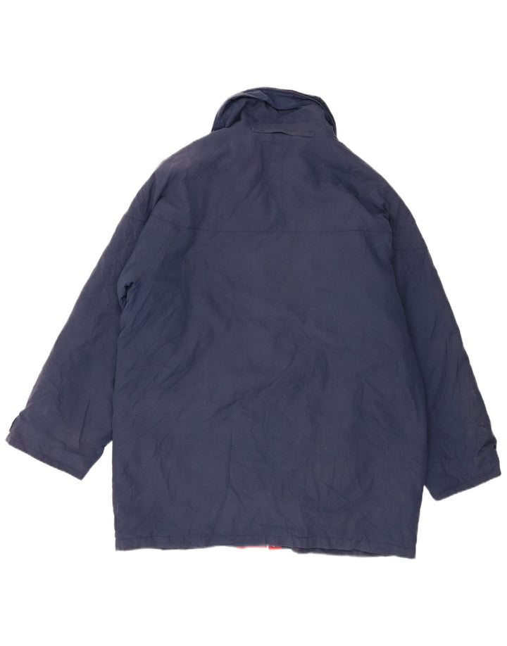 Jaqueta corta-vento masculina Musto Reino Unido 38 nylon azul marinho médio