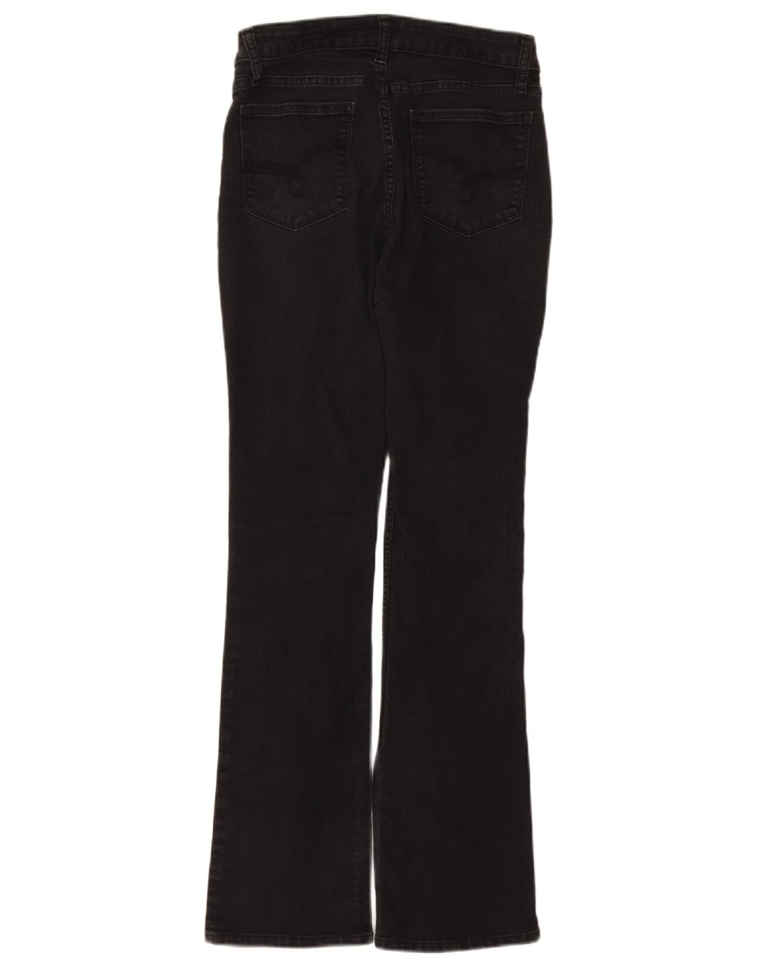 Lee Womens Riders Mid Rise Bootcut Jeans EUA 10 Grande W31 L31 Algodão Preto