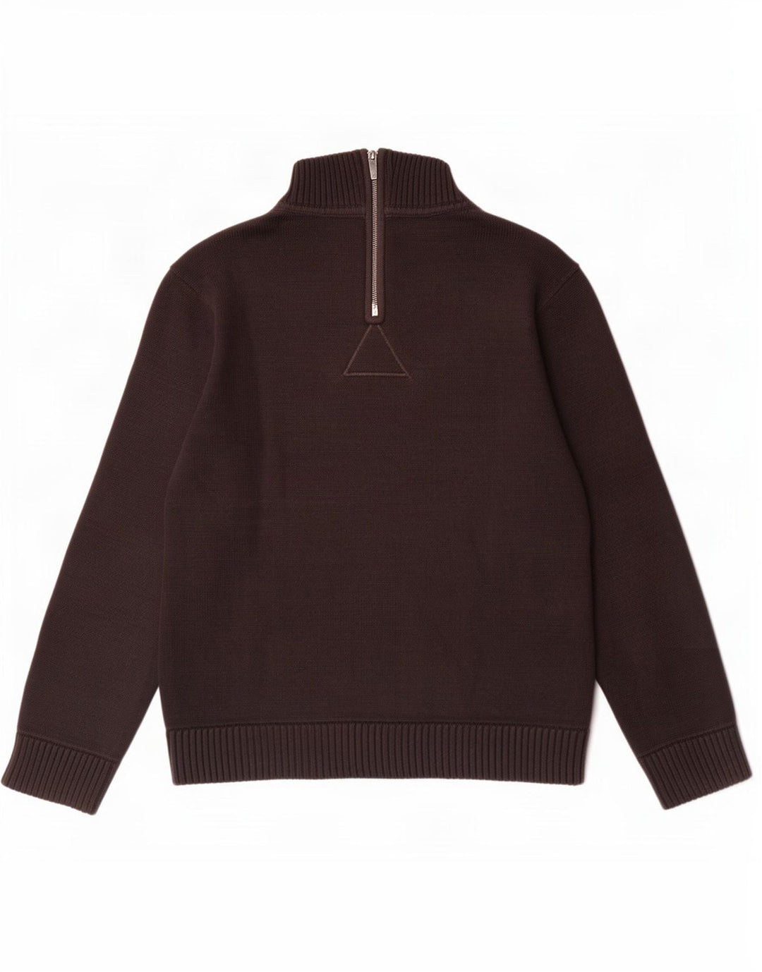 Suéter masculino Tommy Hilfiger com zíper e gola grande preto